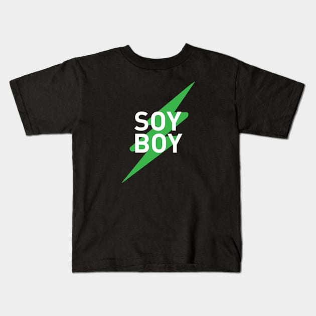 SOY BOY Kids T-Shirt by LaBearDod